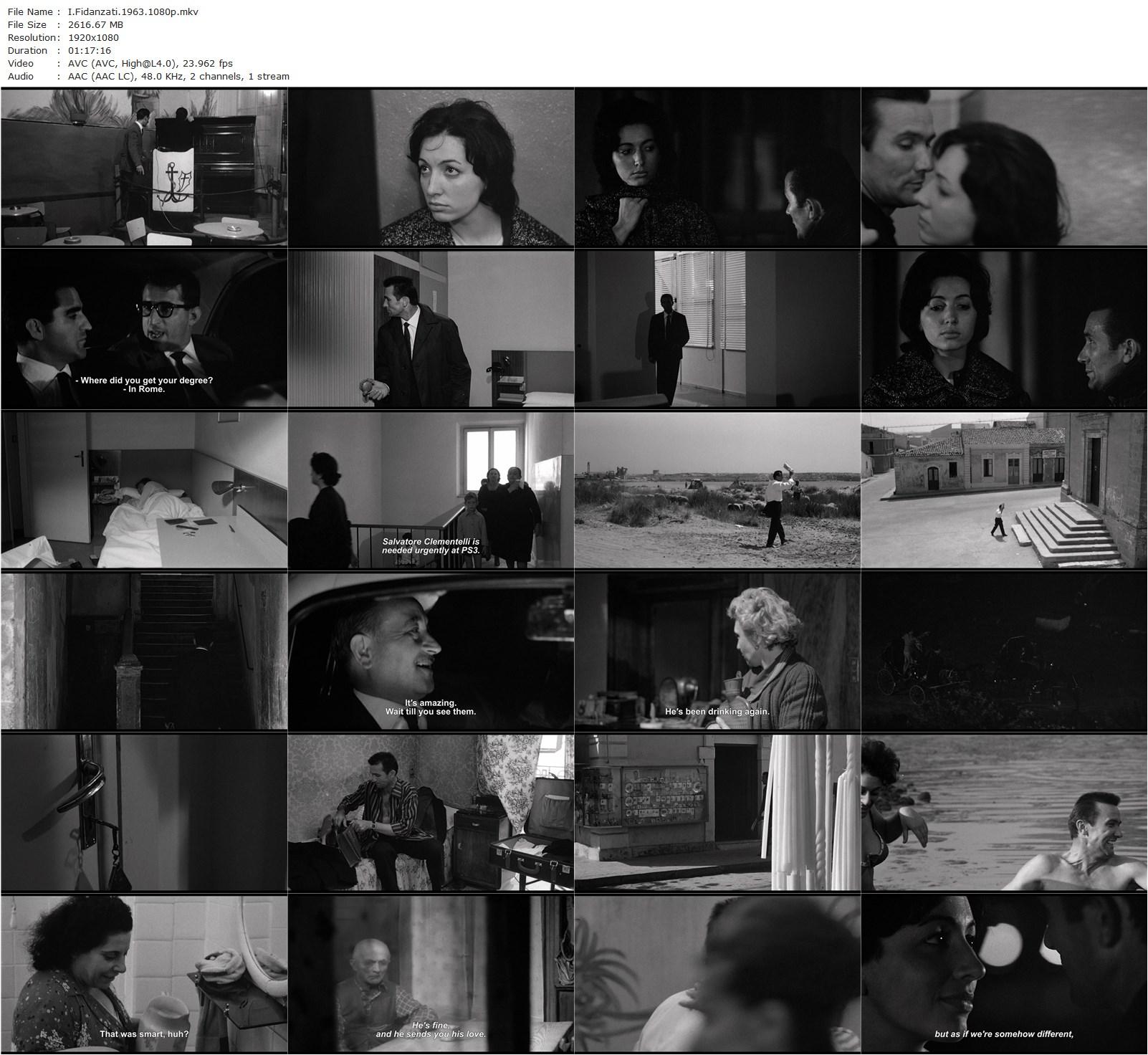 The Fiances (1963) Ermanno Olmi, Anna Canzi, Carlo Cabrini-poster