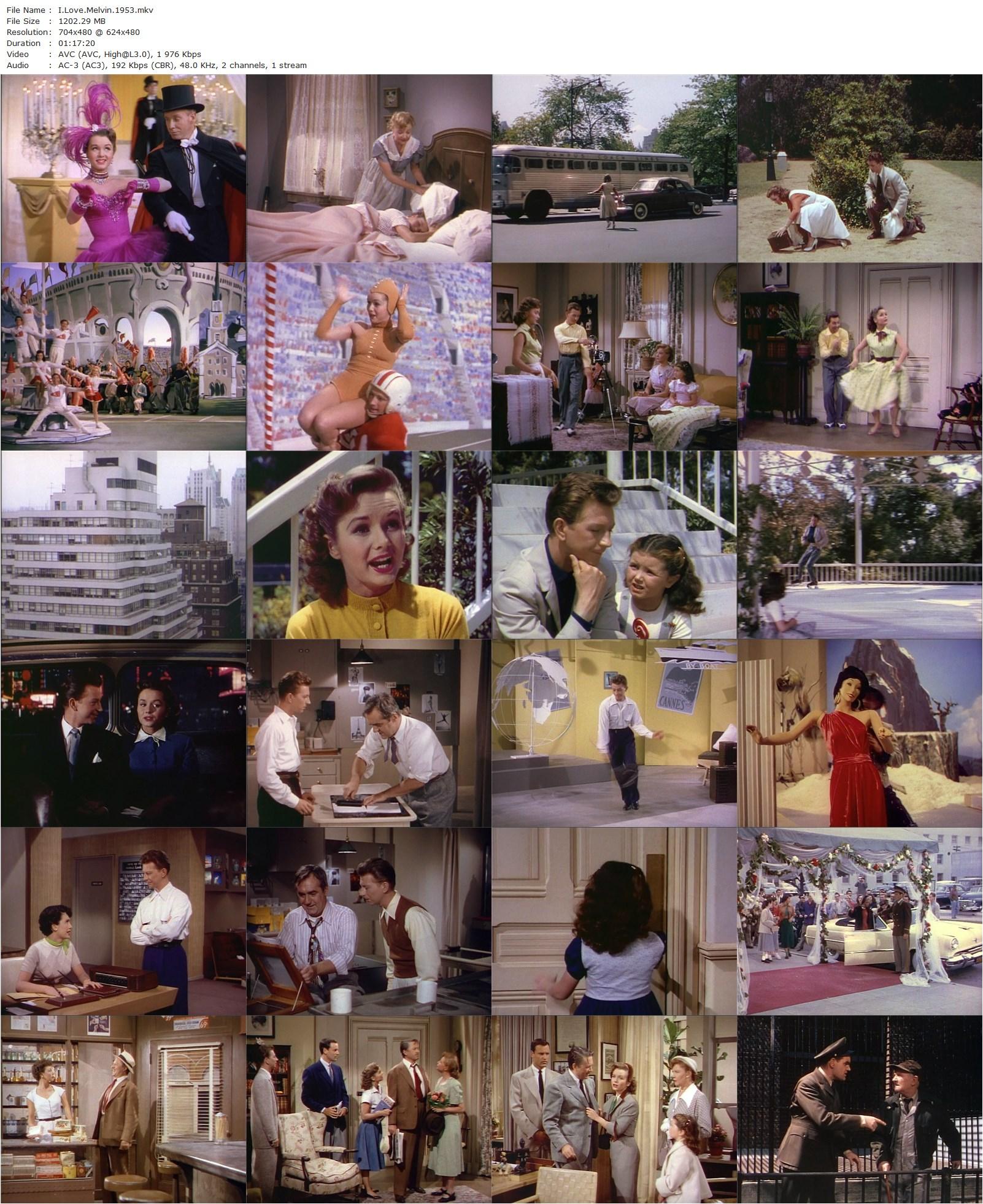 I Love Melvin (1953) Don Weis, Donald O’Connor, Debbie Reynolds, Una Merkel-poster