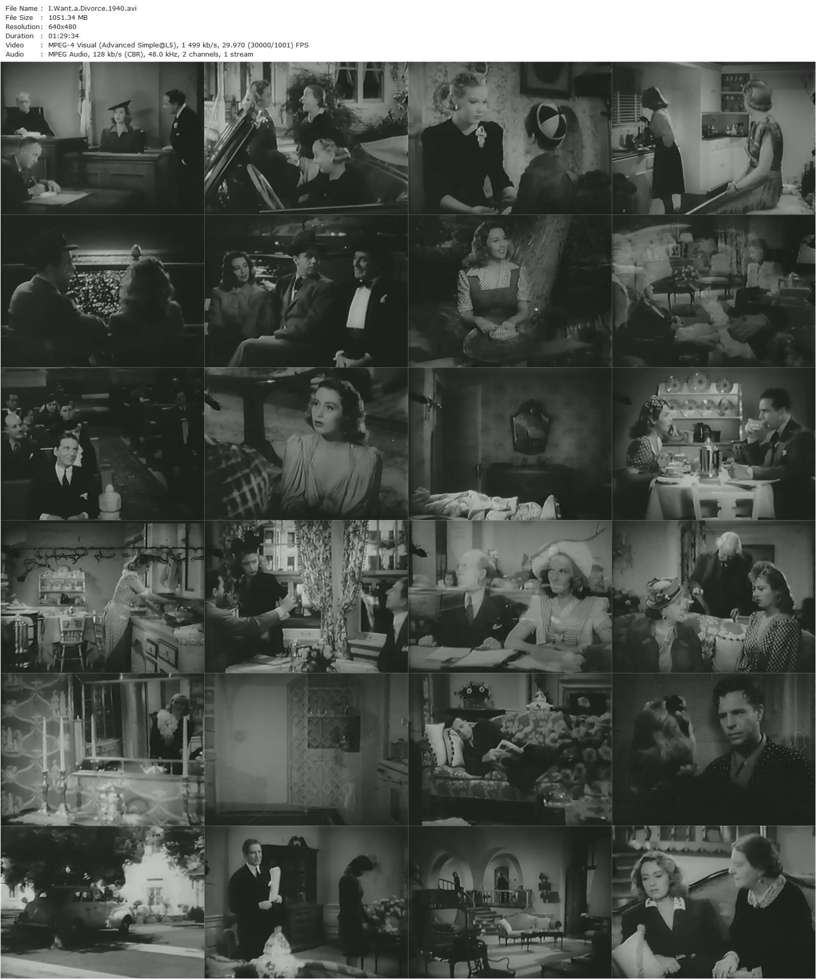 I Want a Divorce (1940) Ralph Murphy, Joan Blondell, Dick Powell, Gloria Dickson-poster