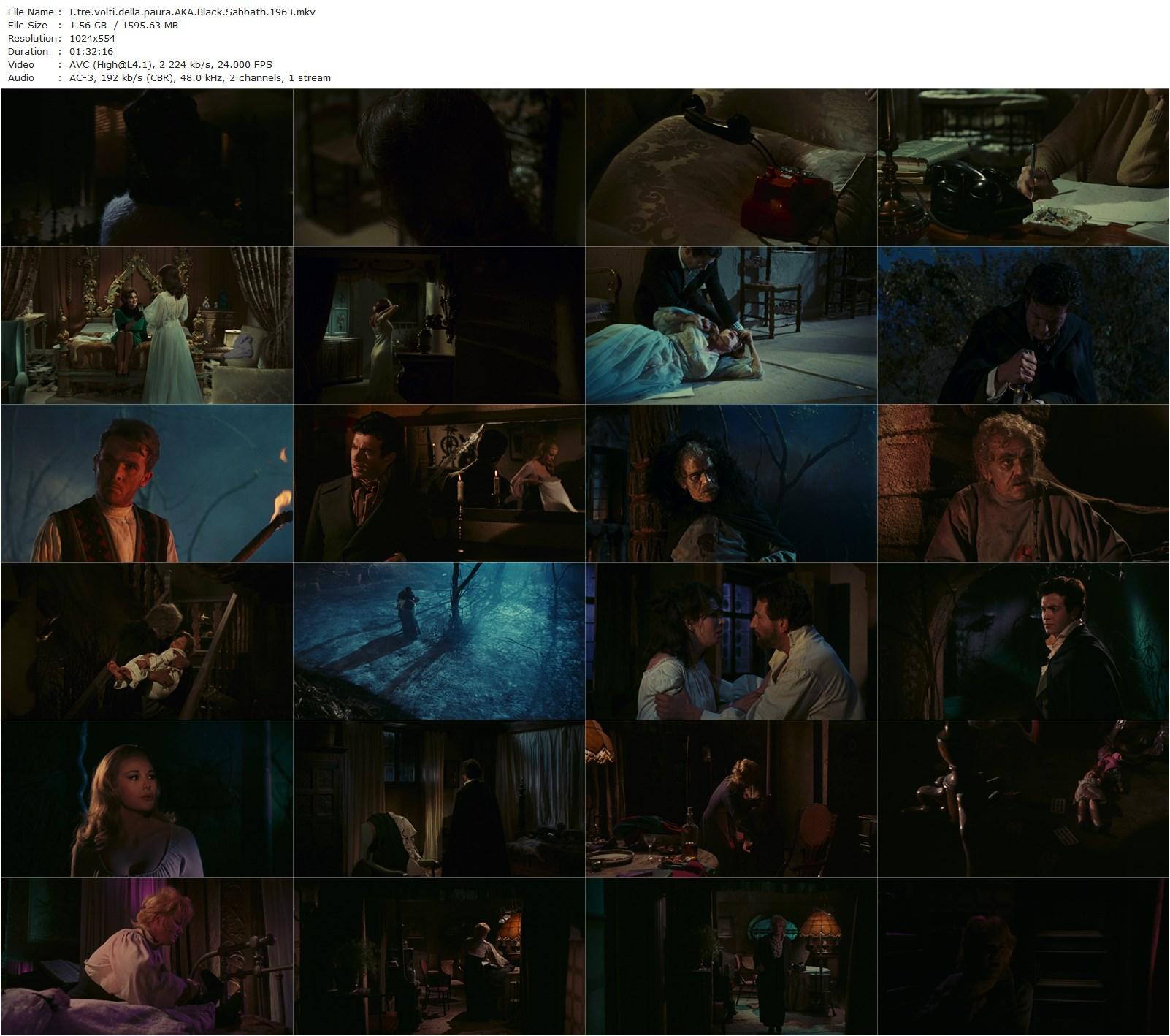 Black Sabbath AKA I tre volti della paura (1963) Mario Bava, Michèle Mercier, Lidia Alfonsi, Boris Karloff-poster