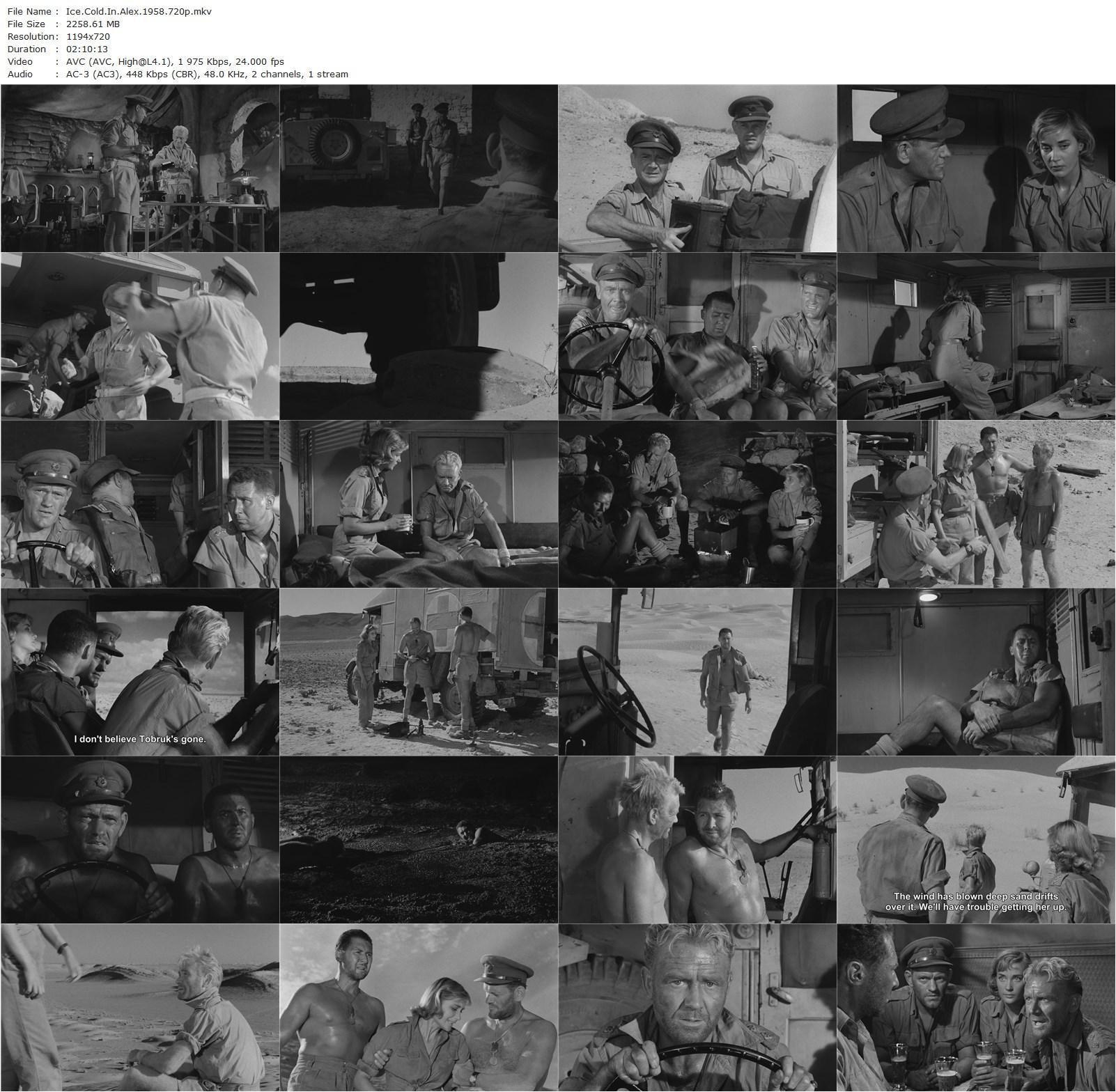 Ice Cold in Alex (1958) J. Lee Thompson, John Mills, Anthony Quayle, Sylvia Syms-poster