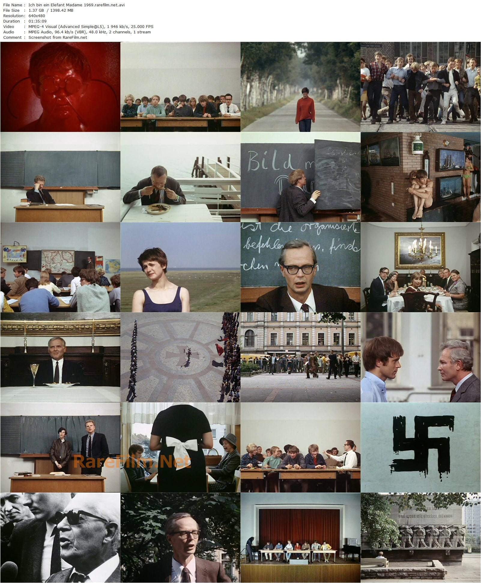 I’m an Elephant, Madame / Ich bin ein Elefant, Madame (1969) Peter Zadek, Heinz Baumann, Wolfgang Schneider, Guido Baumann-poster