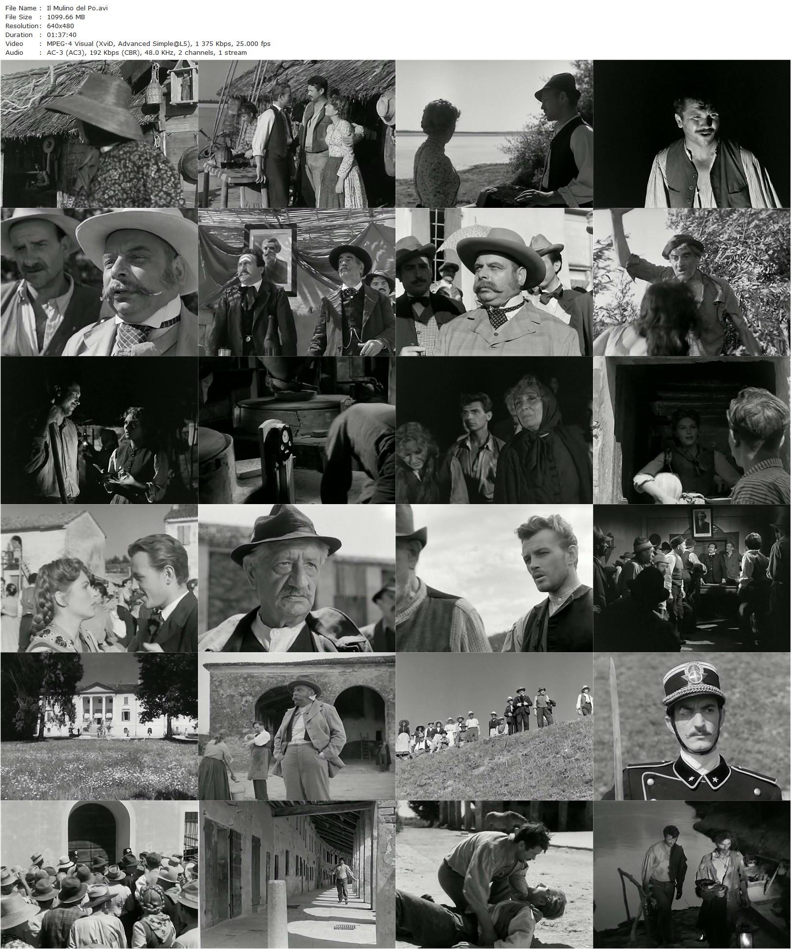 The Mill on the Po (1949) Alberto Lattuada-poster