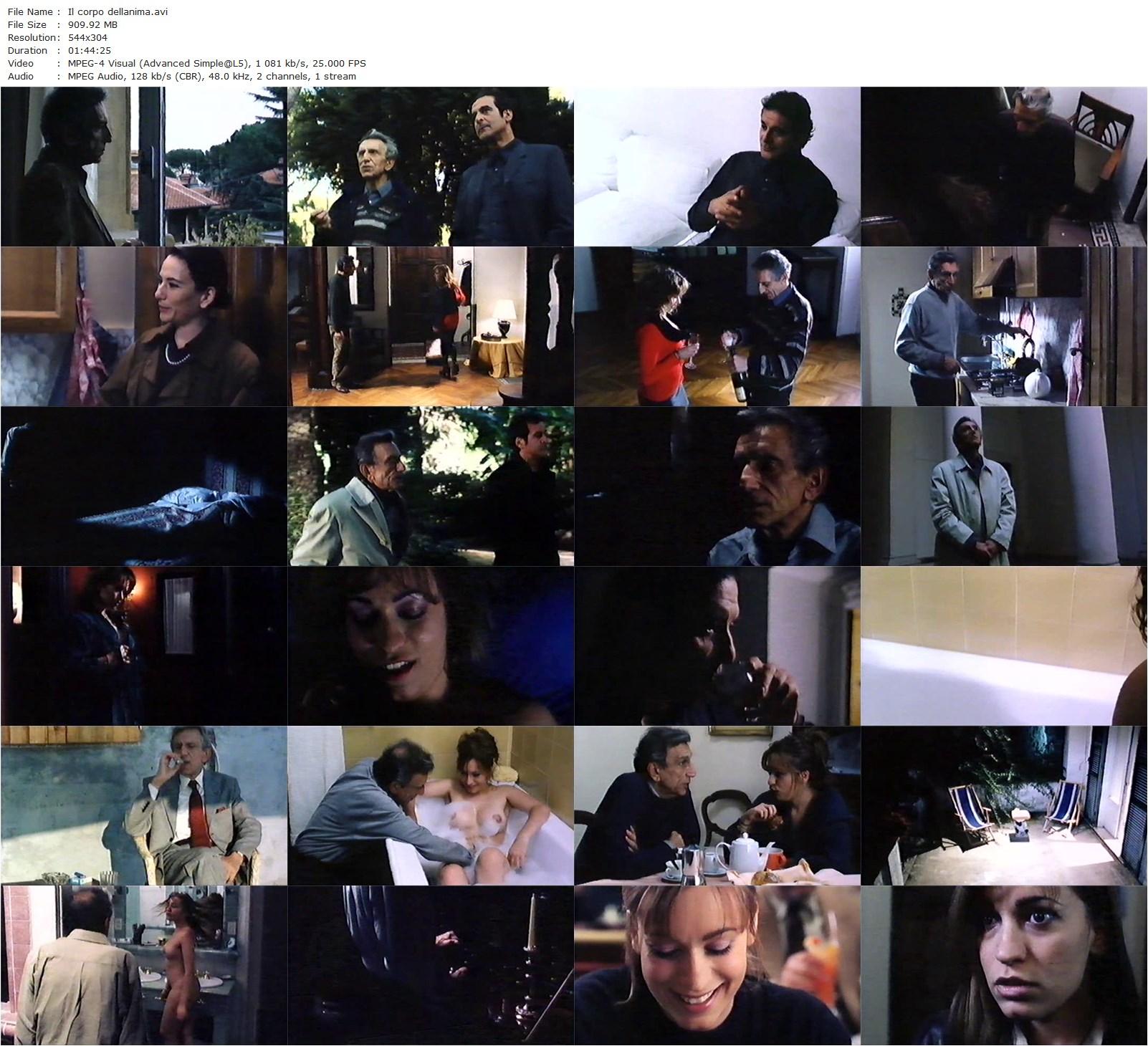 Il corpo dell’anima (1999) Salvatore Piscicelli, Roberto Herlitzka, Raffaella Ponzo, Ennio Fantastichini-poster