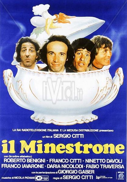 Il minestrone (1981) Sergio Citti, Roberto Benigni, Franco Citti, Ninetto Davoli