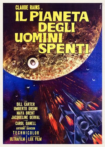 Battle of the Worlds / Il pianeta degli uomini spenti (1961) Antonio Margheriti, Claude Rains, Bill Carter, Umberto Orsini