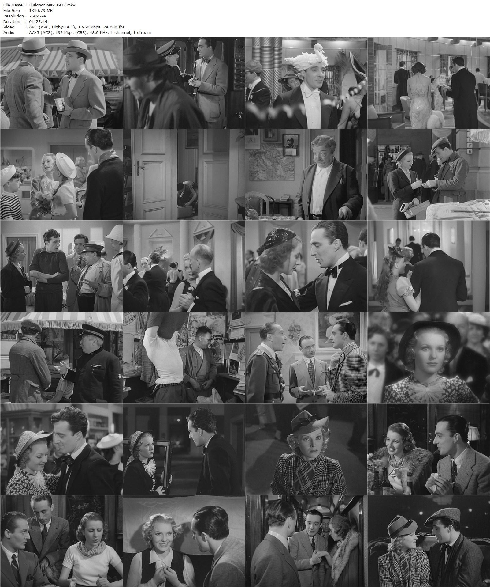 Mister Max (1937) Mario Camerini, Vittorio De Sica, Assia Noris, Rubi D’Alma-poster