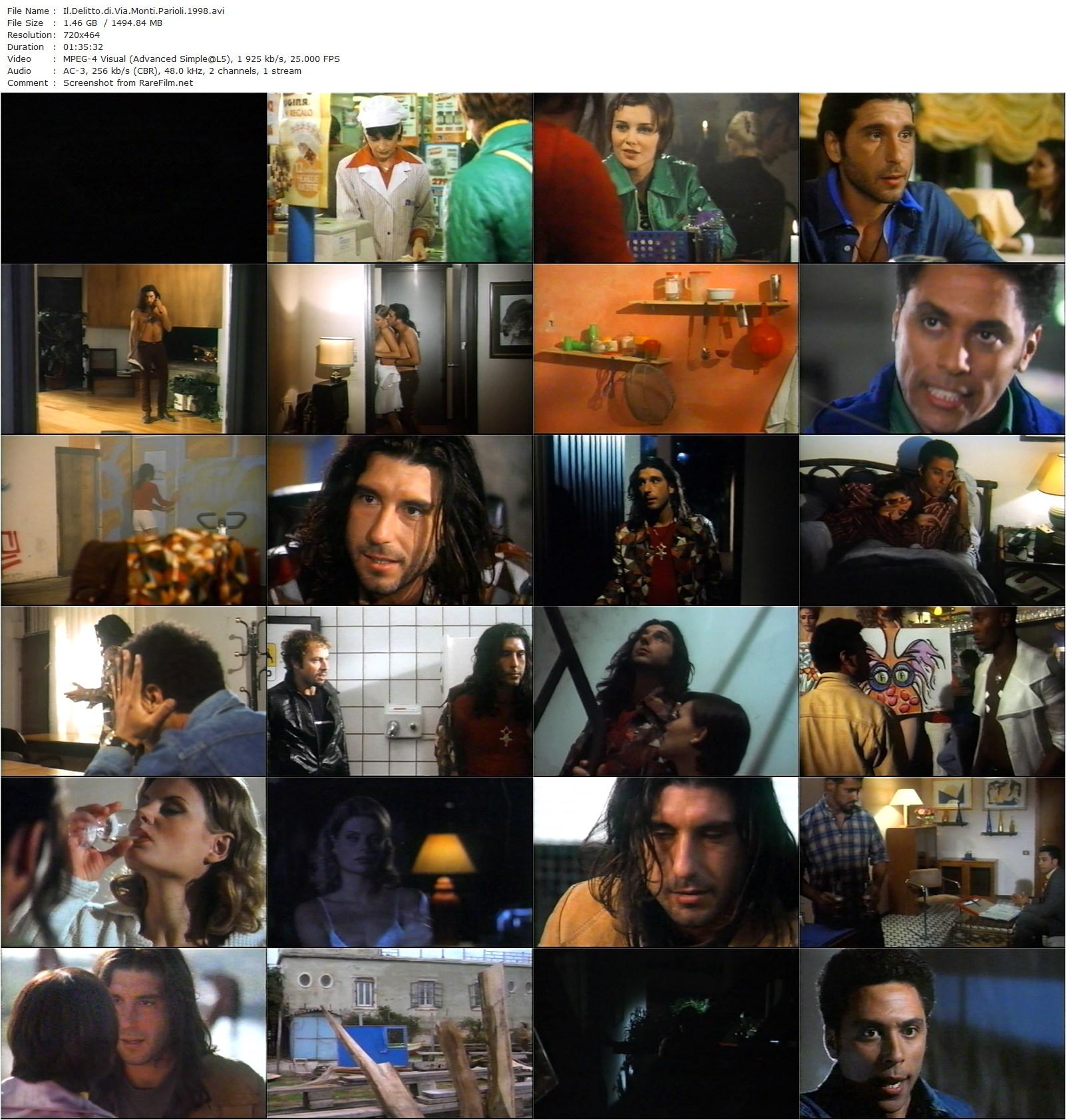 The Parioli Street Murder / Il delitto di Via Monte Parioli (1998) Antonio Bonifacio, Luca Lionello, Veronica Logan, Katarina Vasilissa-poster