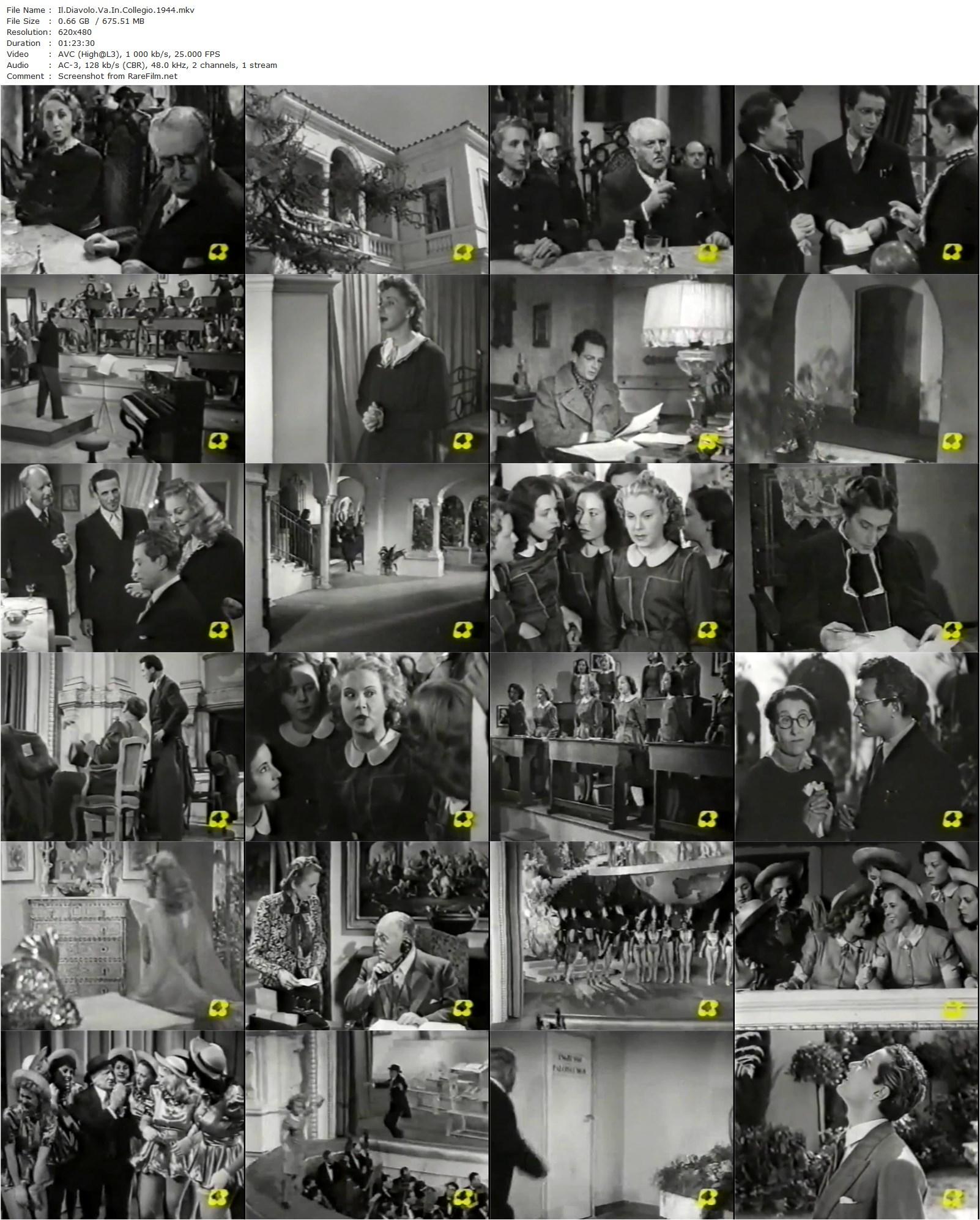 Il diavolo va in collegio (1944) Jean Boyer, Guglielmo Barnabò, Anna Capodaglio, Leonardo Cortese-poster