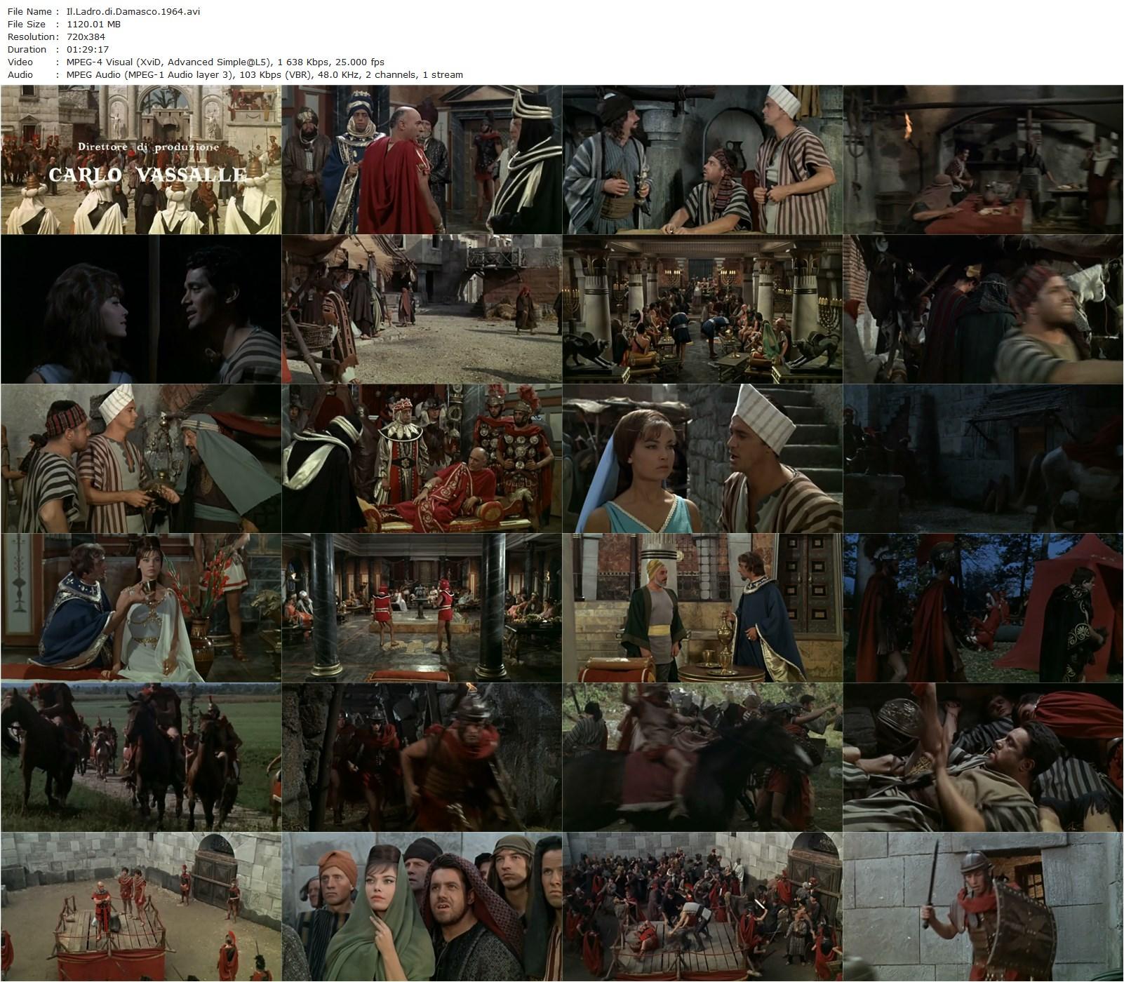 Sword of Damascus AKA Il ladro di Damasco (1964) Mario Amendola, Tony Russel, Luciana Gilli, Gianni Solaro-poster