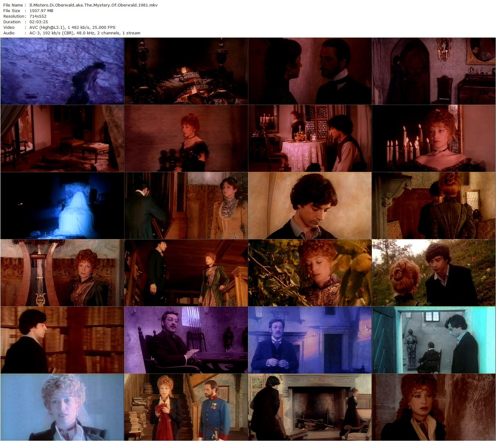 The Mystery of Oberwald AKA Il mistero di Oberwald (1980) Michelangelo Antonioni, Monica Vitti, Paolo Bonacelli, Franco Branciaroli-poster