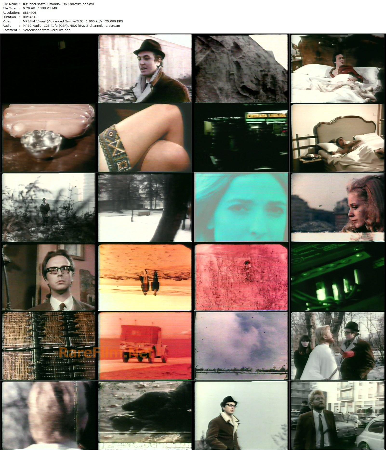 Tunnel Under the World / Il tunnel sotto il mondo (1969) Luigi Cozzi, Alberto Moro, Bruno Salviero, Anna Mantovani-poster