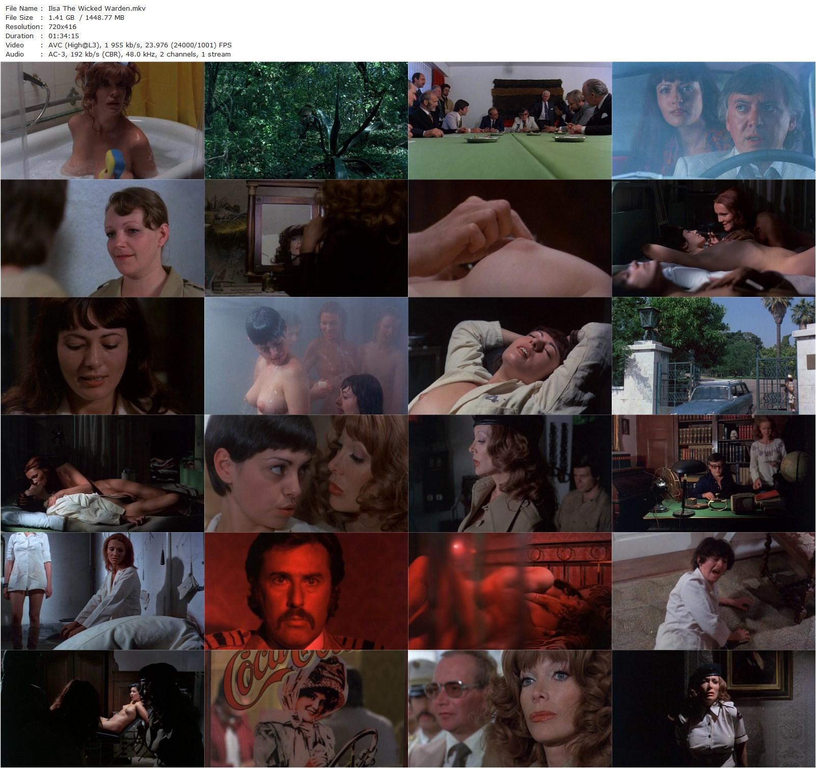 Ilsa, the Wicked Warden AKA Greta – Haus ohne Männer (1977) Jesús Franco, Dyanne Thorne, Lina Romay, Angela Ritschard-poster