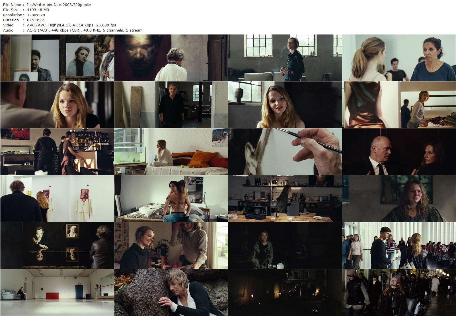 A Year Ago In Winter (2008) Caroline Link, Karoline Herfurth, Josef Bierbichler, Corinna Harfouch-poster