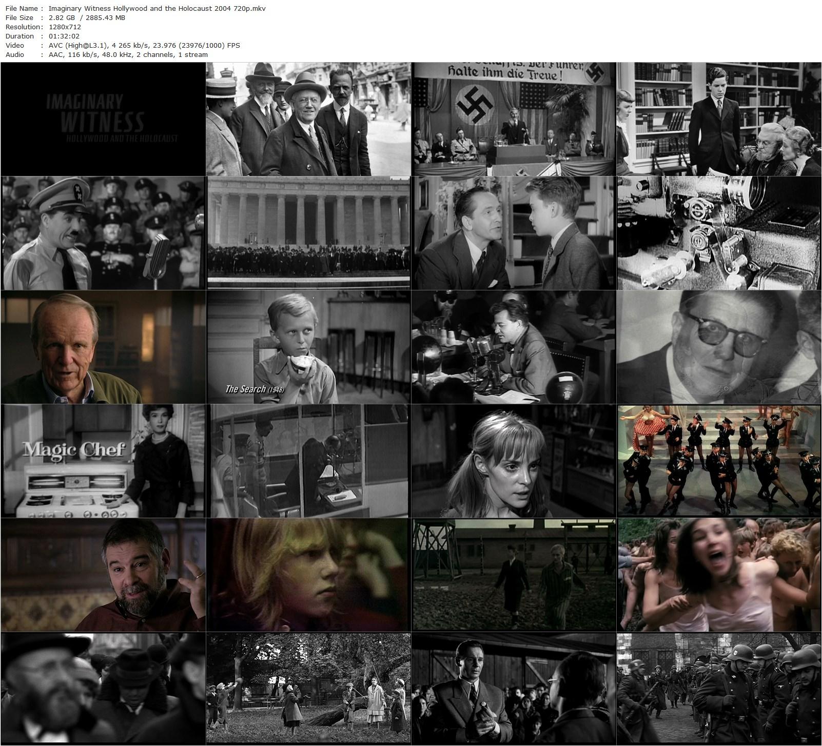 Imaginary Witness: Hollywood and the Holocaust (2004) Daniel Anker, Gene Hackman, Norma Barzman, Jack Benny-poster