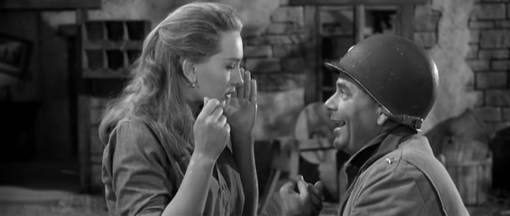 Imitation General (1958) George Marshall, Glenn Ford, Red Buttons, Taina Elg, Comedy, War-poster