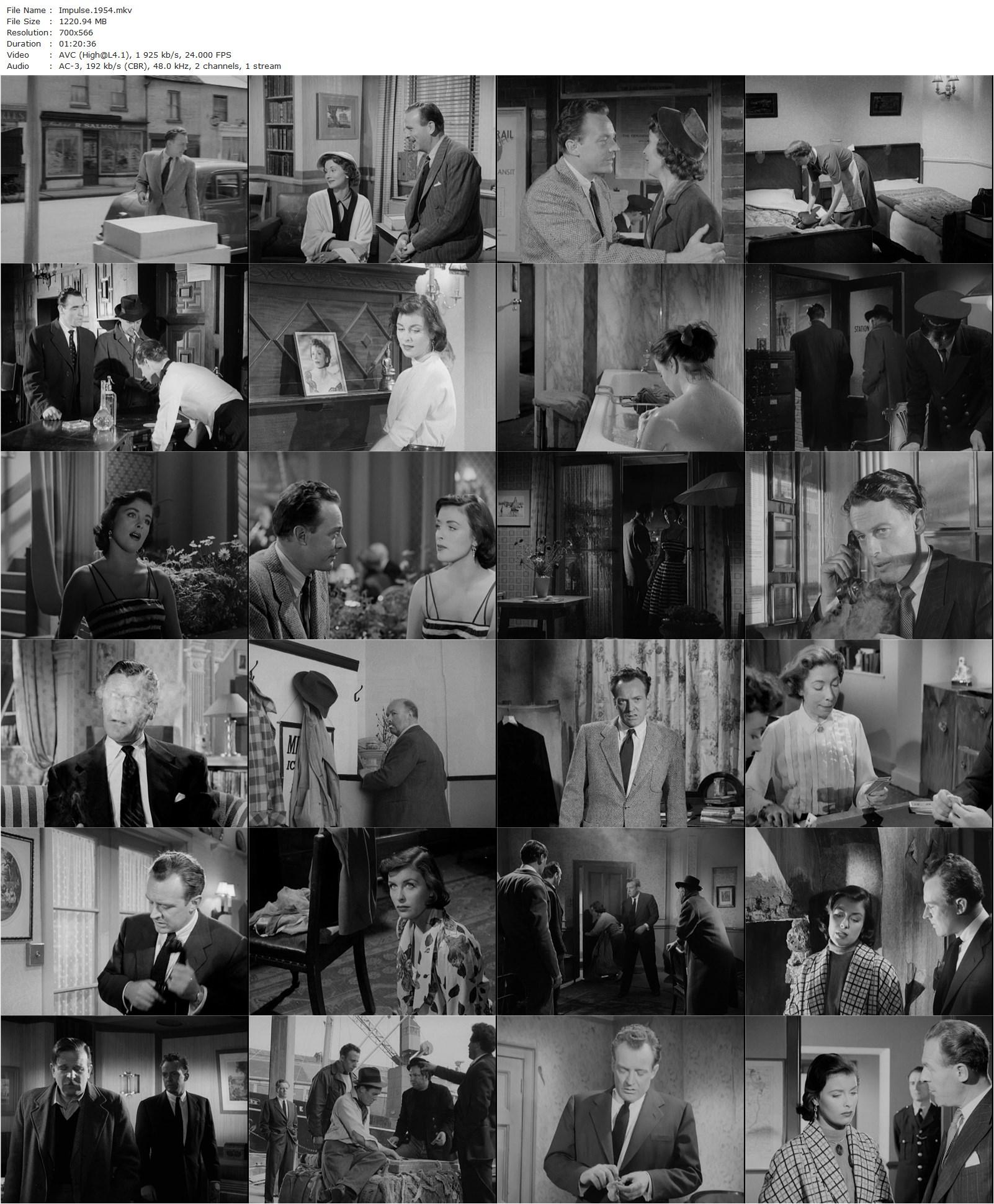 Impulse (1954) Charles De la Tour-poster