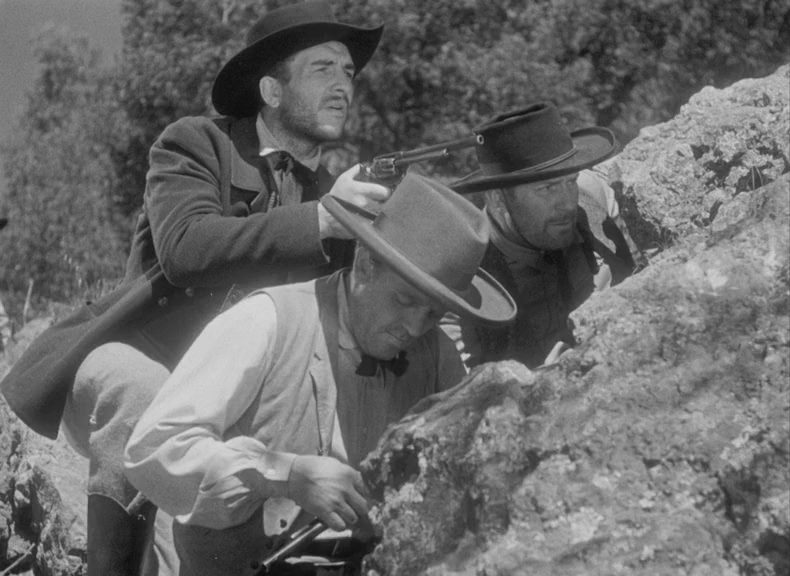 In Old California (1942) William C. McGann, John Wayne, Binnie Barnes, Albert Dekker, Romance, Western-poster