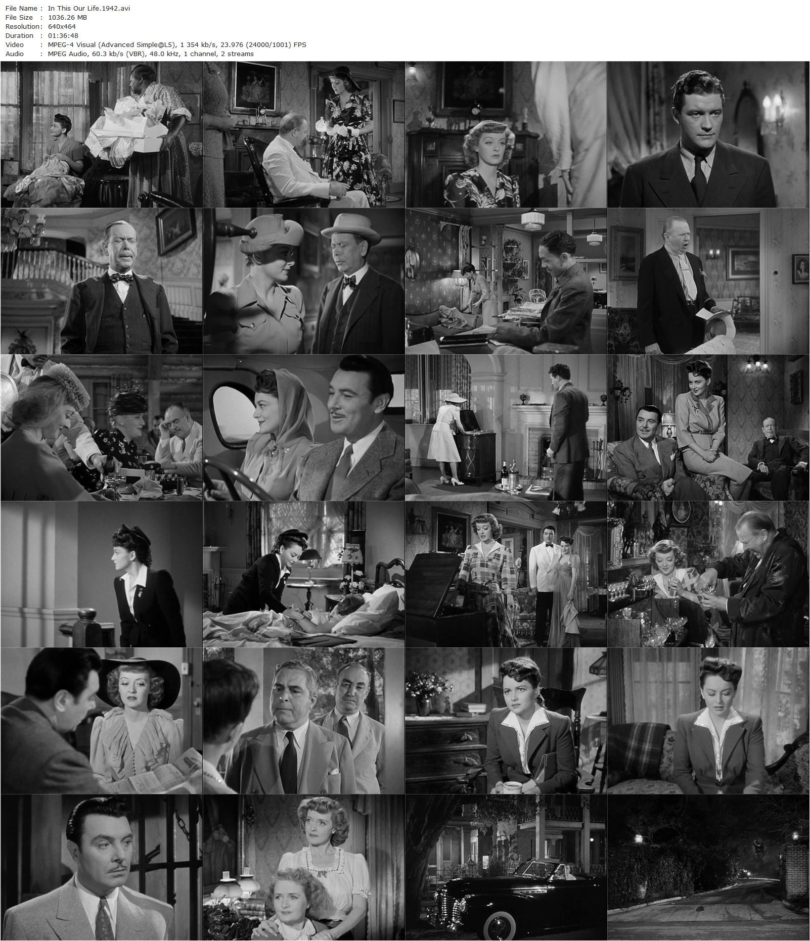 In This Our Life (1942) John Huston, Bette Davis, Olivia de Havilland, George Brent-poster