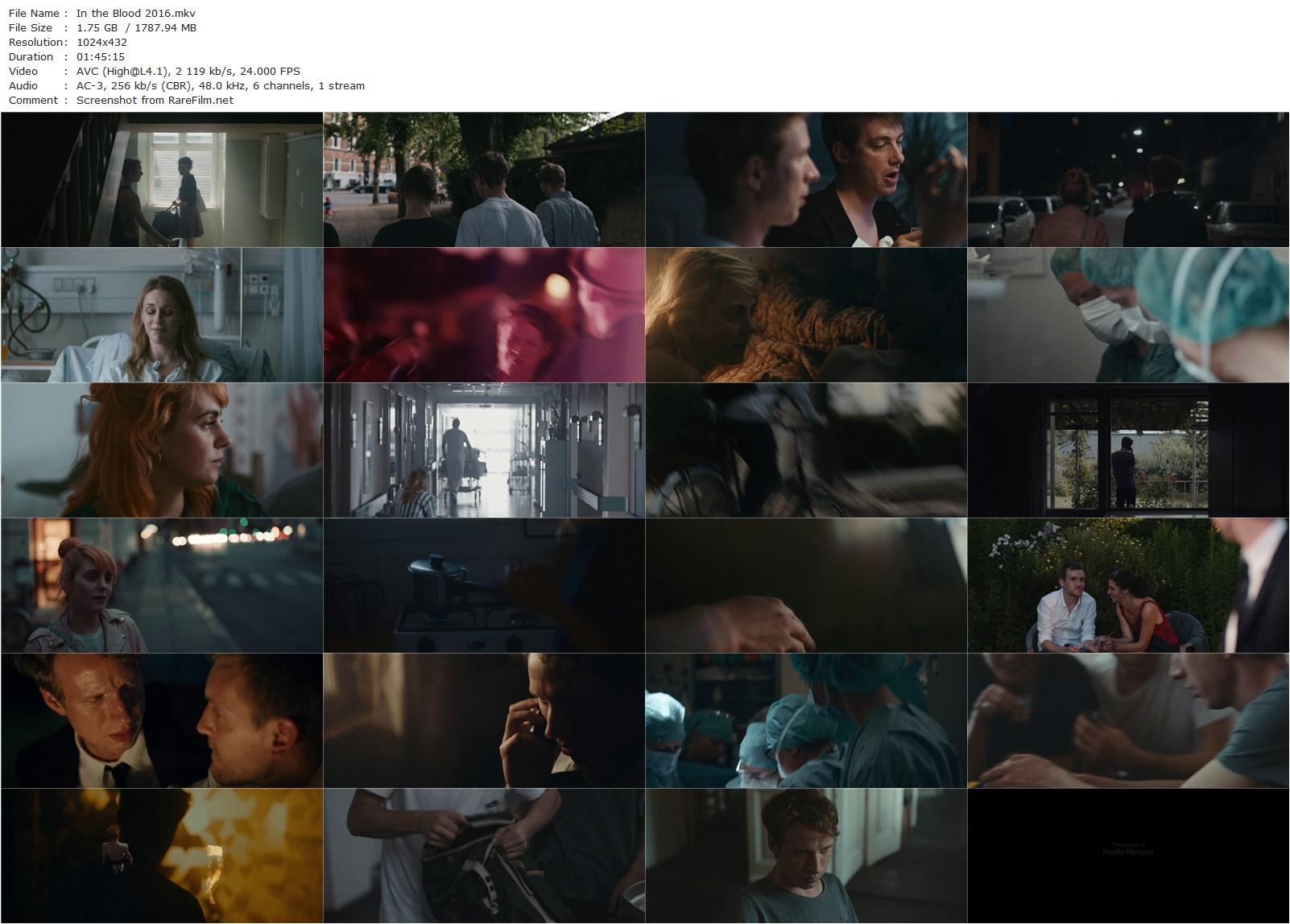 In the Blood / I blodet (2016) Rasmus Heisterberg, Esben Dalgaard Andersen, Julie Andresen, Aske Bang-poster