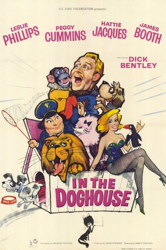 In the Doghouse (1961) Darcy Conyers, Leslie Phillips, Peggy Cummins, Hattie Jacques