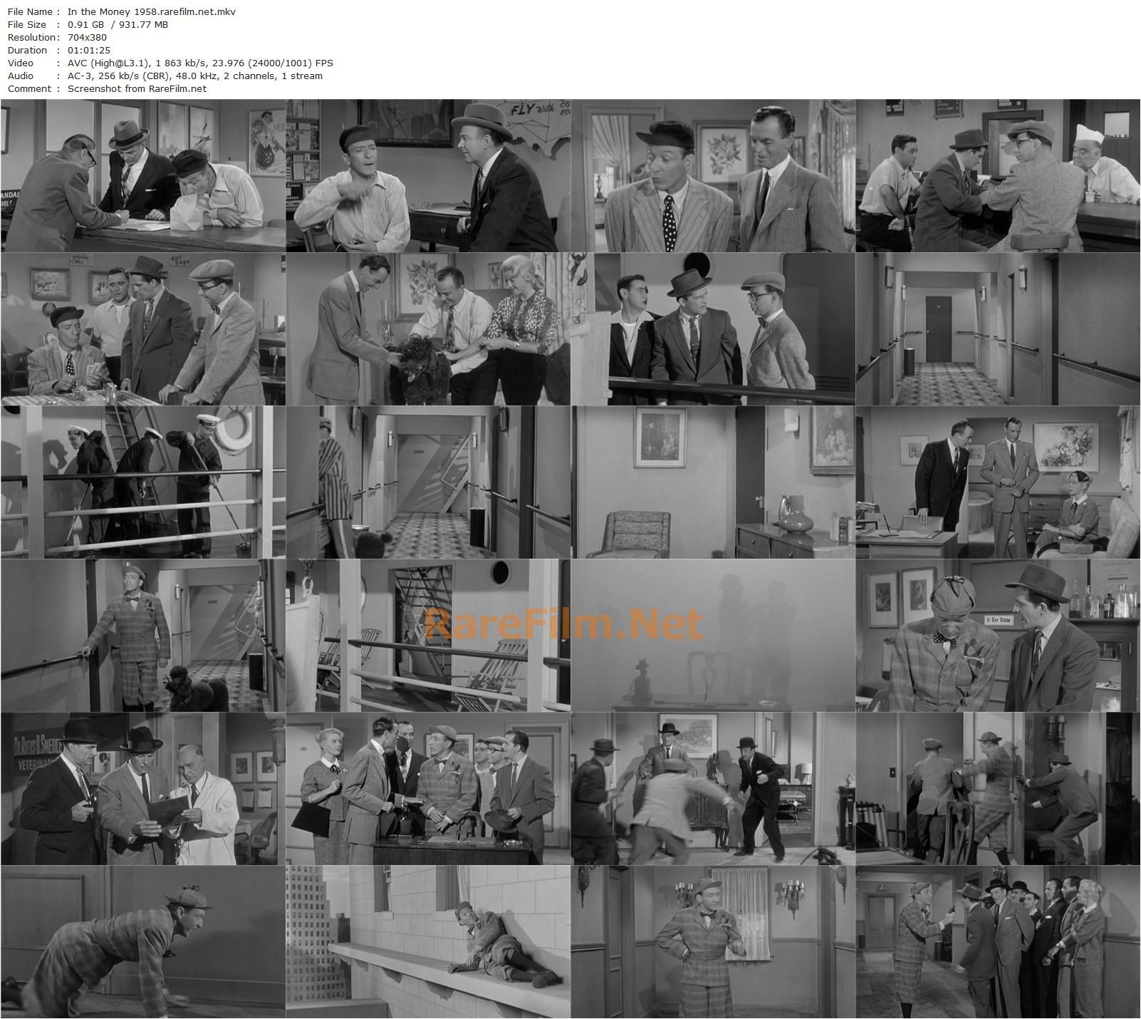 In the Money (1958) William Beaudine, Huntz Hall, Stanley Clements, Patricia Donahue-poster