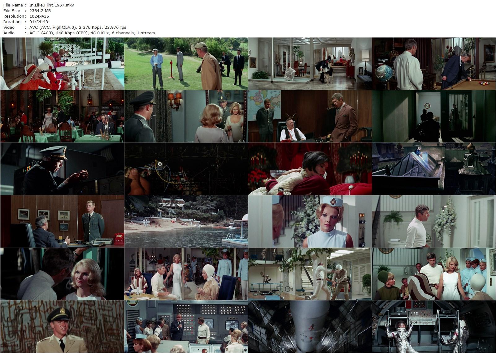 In Like Flint (1967) Gordon Douglas, James Coburn, Lee J. Cobb, Jean Hale-poster