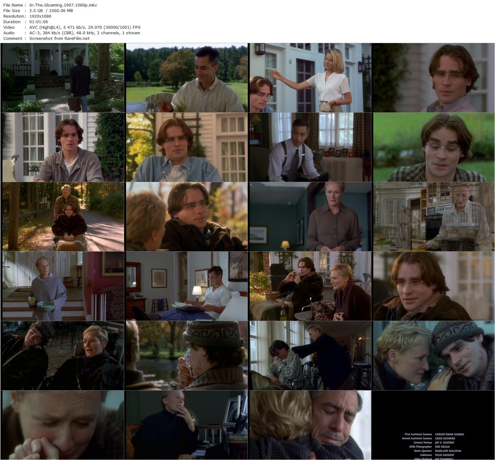 In the Gloaming (1997) Christopher Reeve, Glenn Close-poster