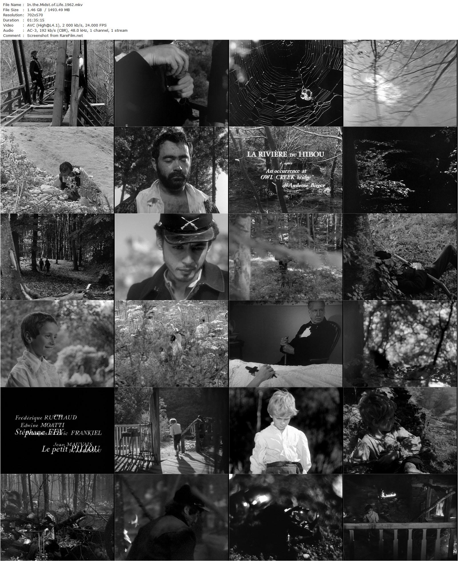 In the Midst of Life / Au coeur de la vie (1963) Robert Enrico, Roger Jacquet, Anne Cornaly, Stéphane Fey-poster