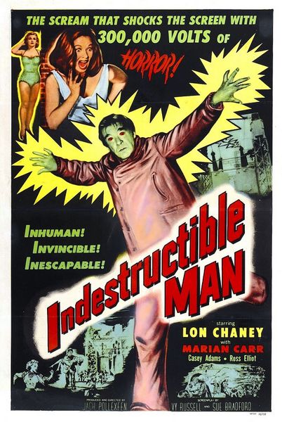 Indestructible Man (1956) Jack Pollexfen, Lon Chaney Jr., Max Showalter, Marian Carr