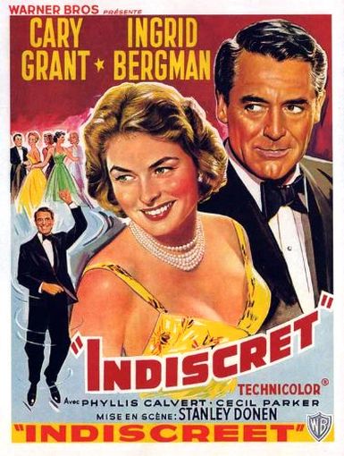 Indiscreet (1958) Stanley Donen, Cary Grant, Ingrid Bergman, Cecil Parker, Comedy, Romance