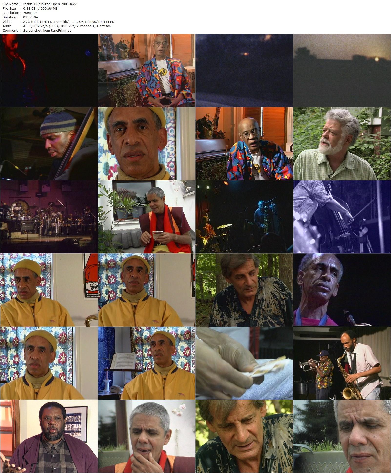 Inside Out in the Open (2001) Alan Roth-poster