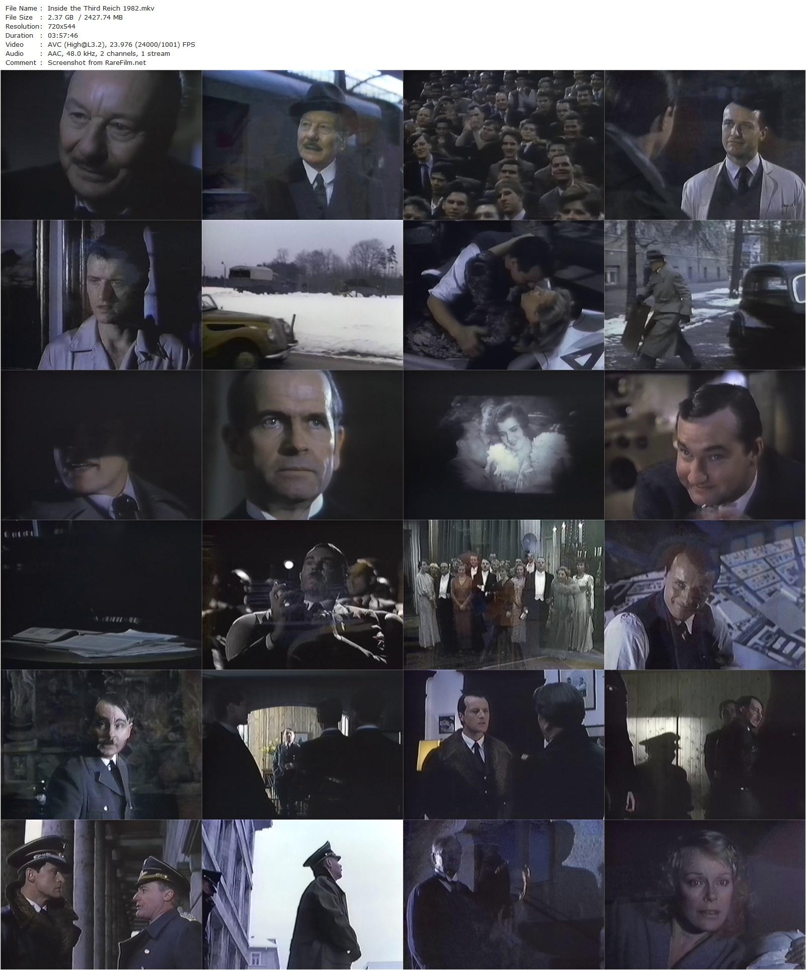 Inside the Third Reich (1982) Marvin J. Chomsky, Rutger Hauer, John Gielgud, Maria Schell-poster