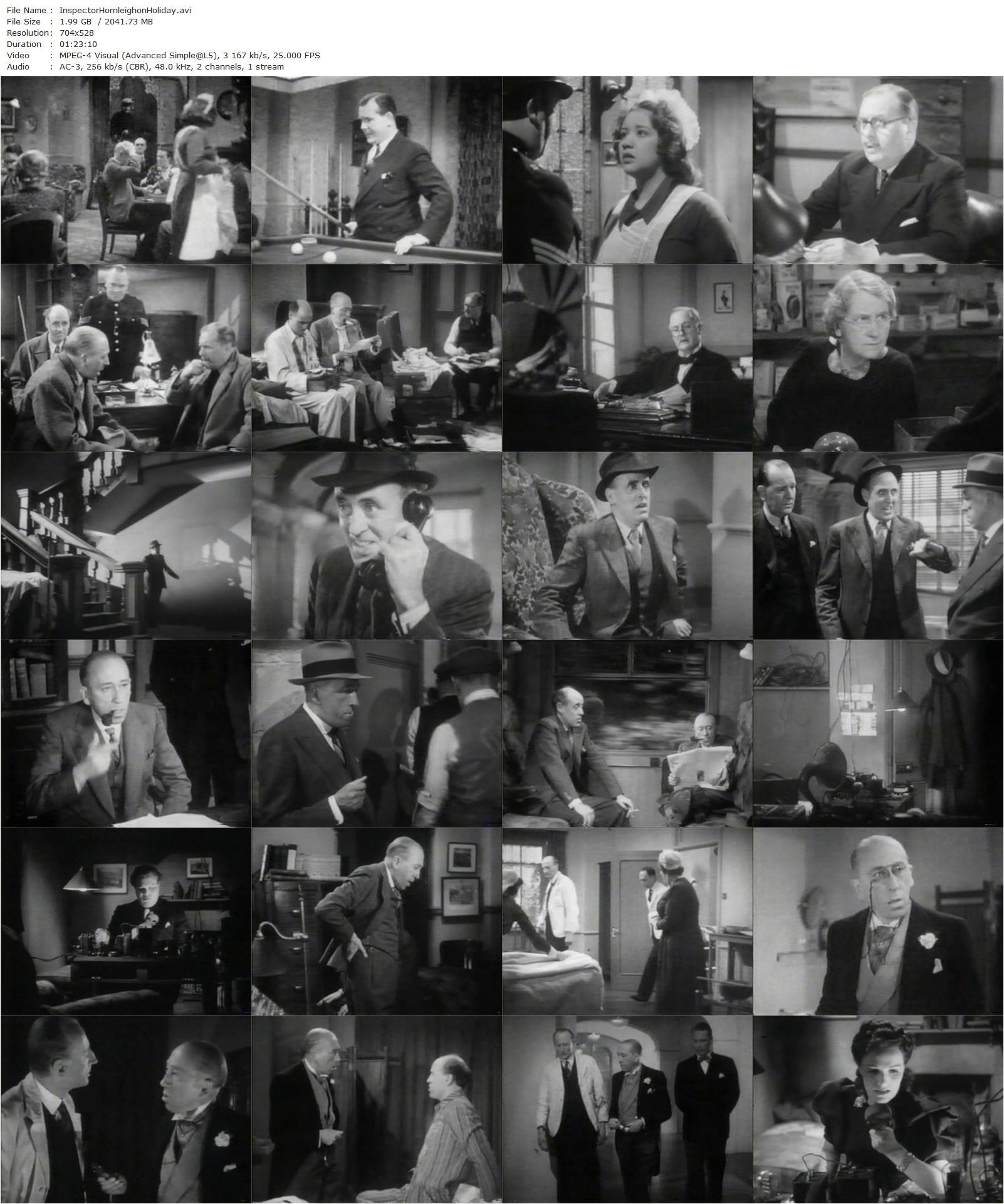 Inspector Hornleigh on Holiday (1939) Walter Forde, Gordon Harker, Alastair Sim, Linden Travers-poster