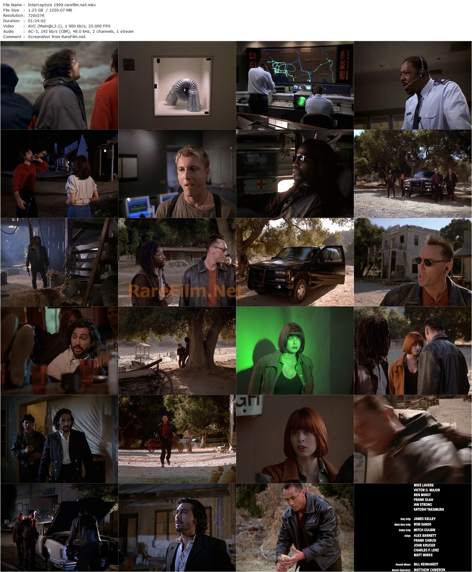 Interceptors (1999) Phillip J. Roth, Olivier Gruner, Brad Dourif, Ernie Hudson-poster