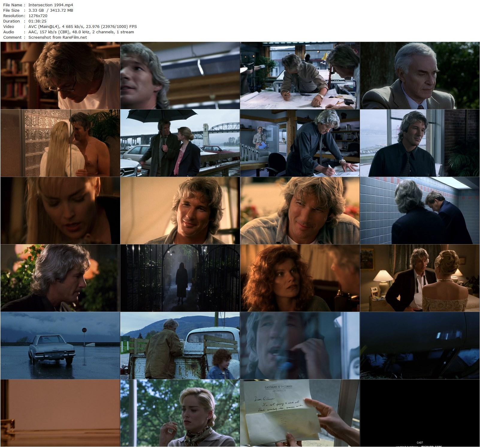 Intersection (1994) Mark Rydell, Richard Gere-poster