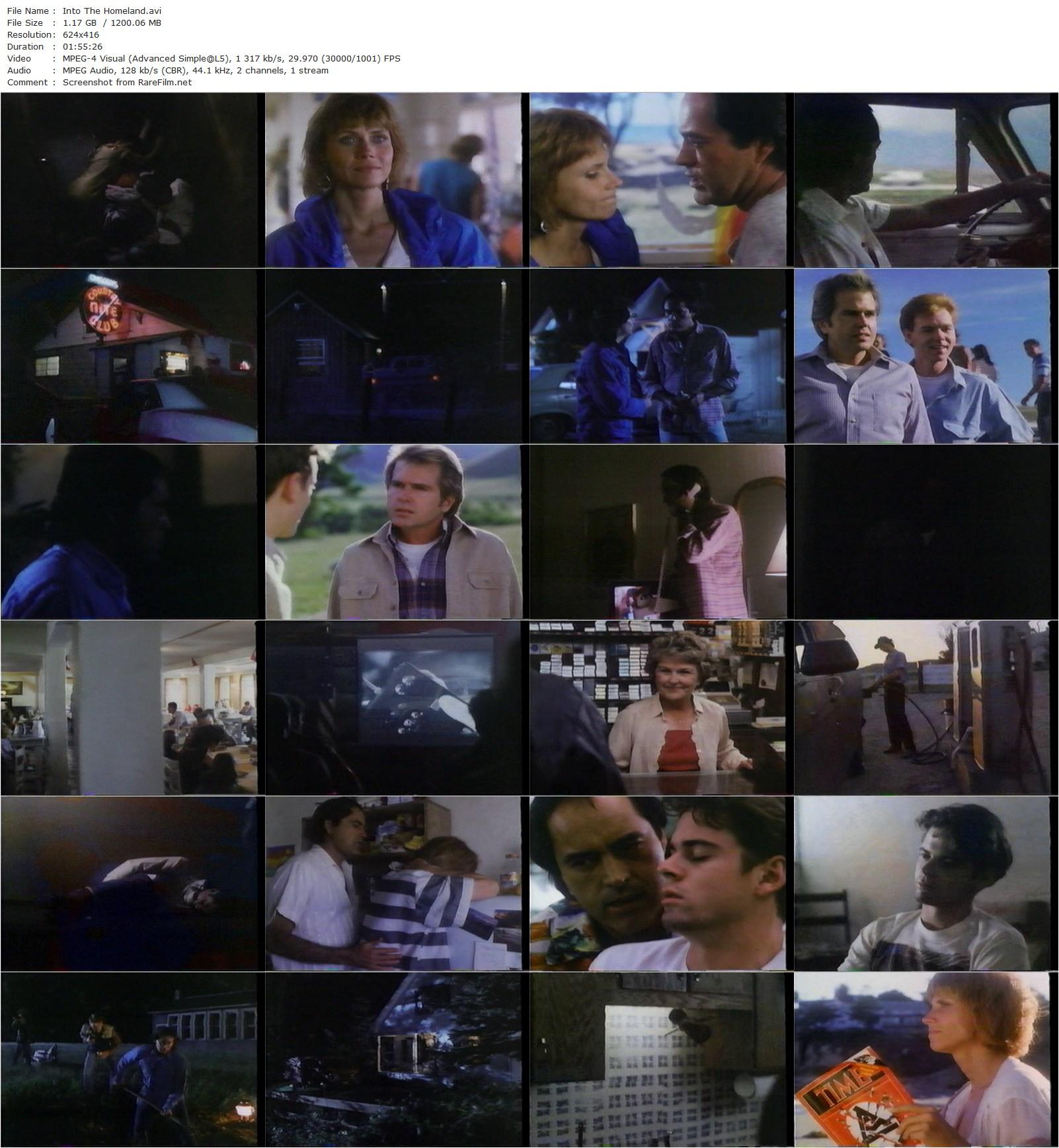 Into the Homeland (1987) Lesli Linka Glatter, Powers Boothe, C. Thomas Howell, Cindy Pickett-poster