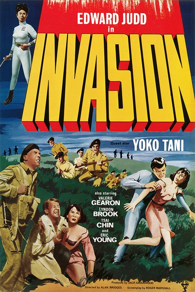 Invasion (1966) Alan Bridges, Edward Judd, Yôko Tani, Valerie Gearon