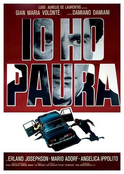 Io Ho Paura / I Am Afraid (1977) Damiano Damiani, Gian Maria Volontè, Erland Josephson, Mario Adorf, Crime, Drama, Thriller