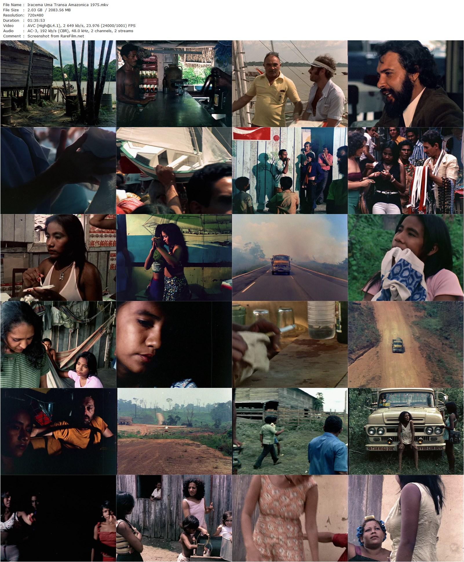 Iracema – Uma Transa Amazônica (1975) Jorge Bodanzky, Orlando Senna, Paulo César Peréio, Edna de Cássia, Lúcio Dos Santos-poster