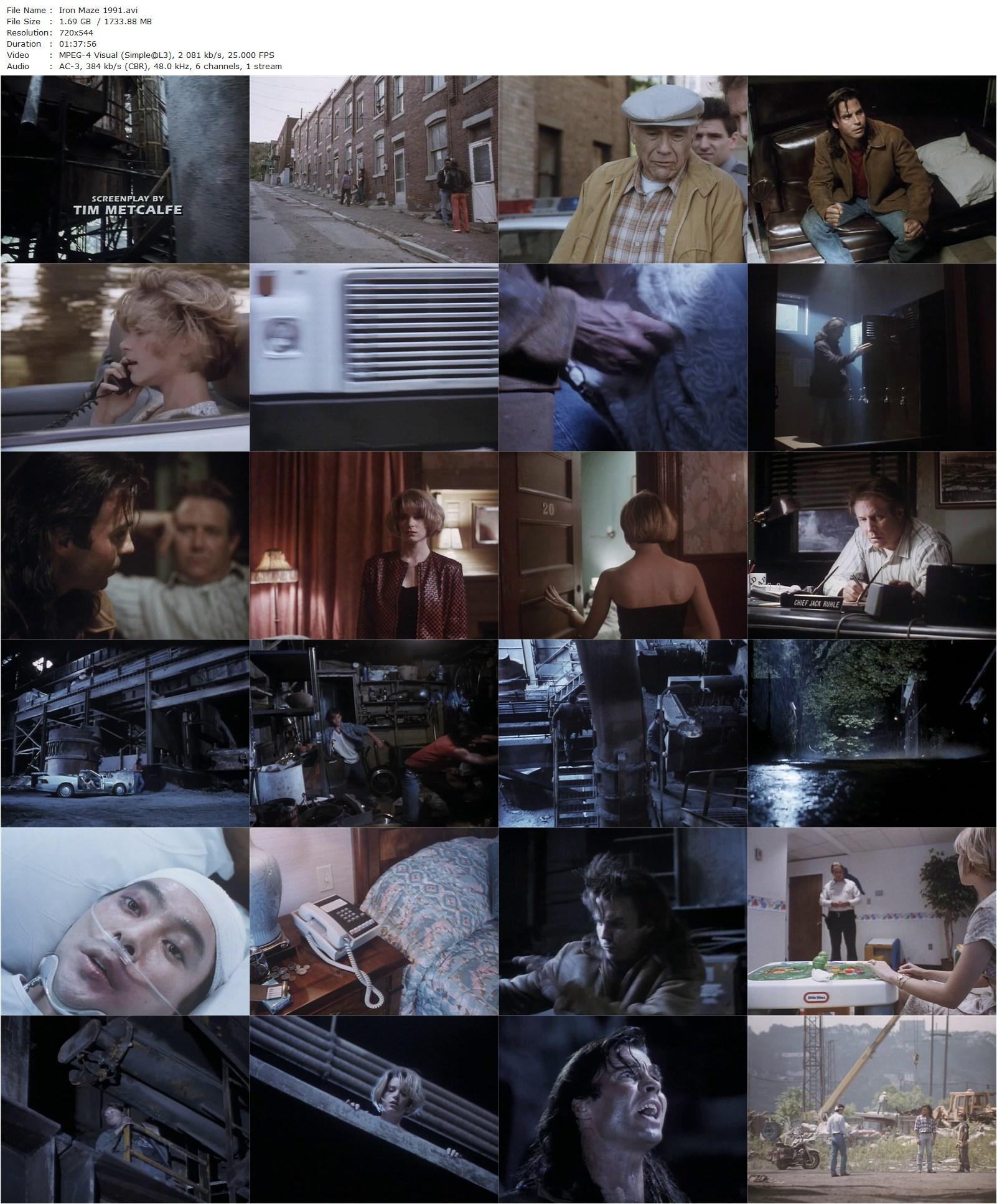 Iron Maze (1991) Hiroaki Yoshida, Jeff Fahey, Bridget Fonda, Hiroaki Murakami-poster