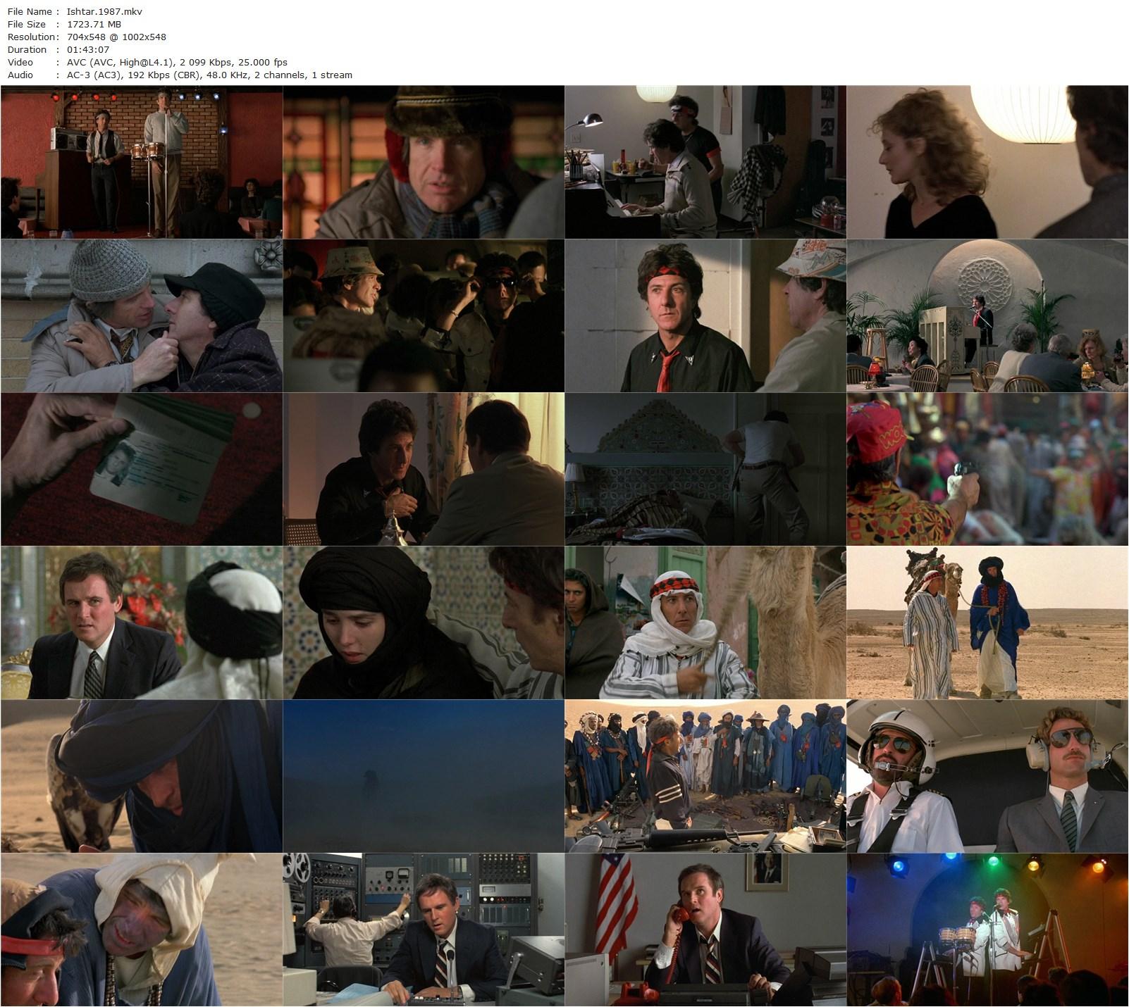 Ishtar (1987) Elaine May, Warren Beatty, Dustin Hoffman, Isabelle Adjani-poster