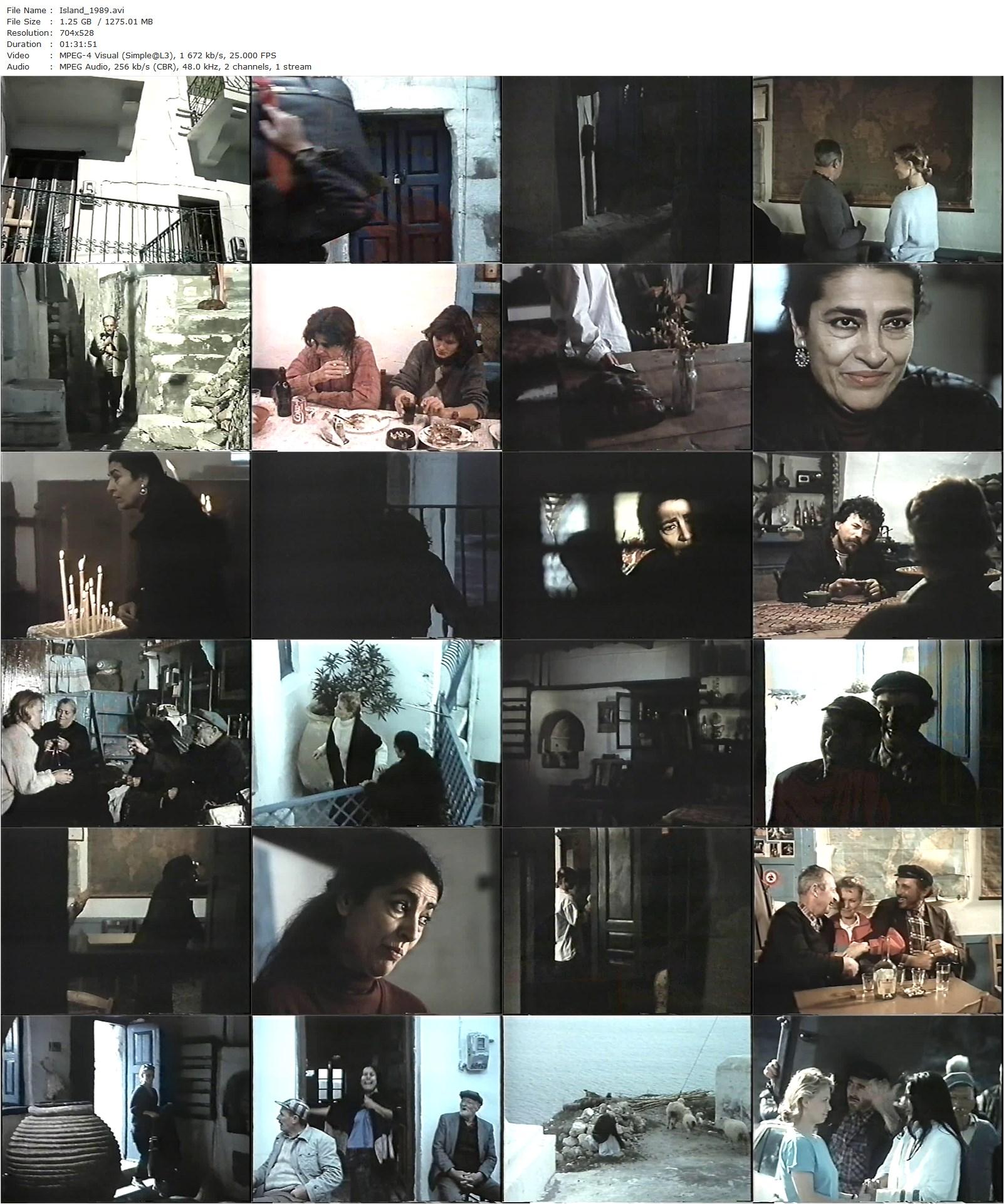 Island (1989) Paul Cox, Irene Papas, Eva Sitteová, Anoja Weerasinghe-poster