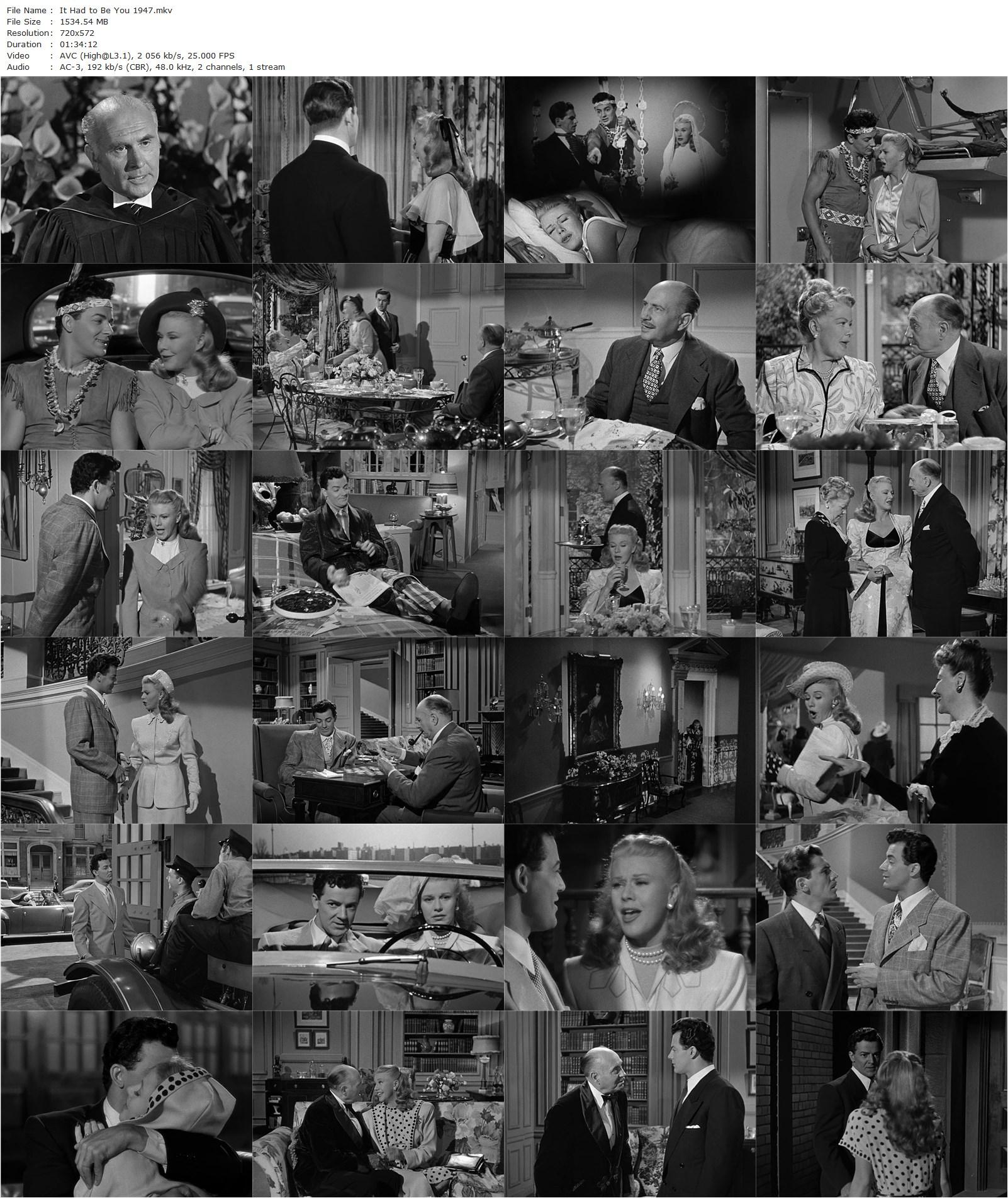 It Had to Be You (1947) Don Hartman, Rudolph Maté, Ginger Rogers, Cornel Wilde, Percy Waram-poster