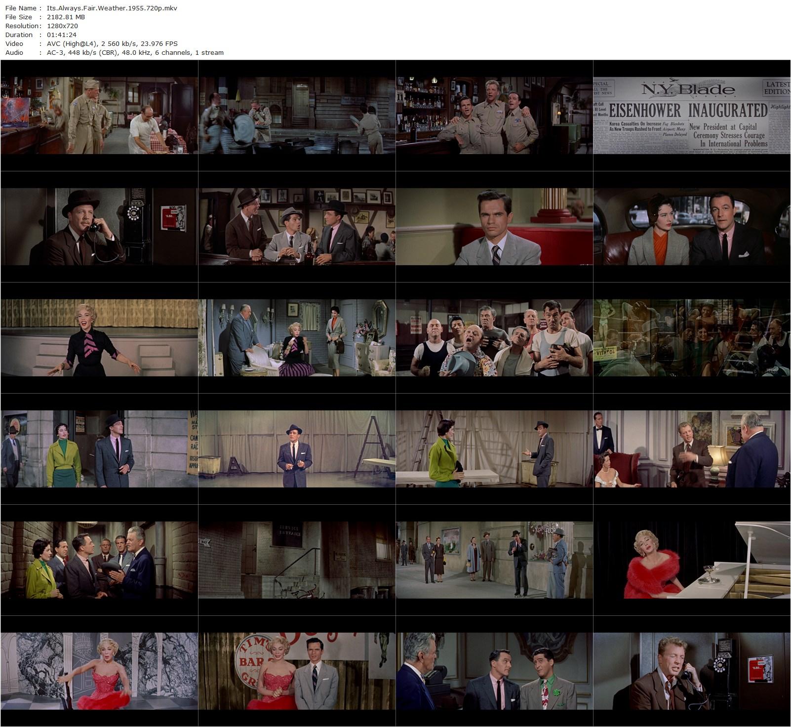 Its Always Fair Weather (1955) Stanley Donen, Gene Kelly, Dan Dailey, Cyd Charisse-poster