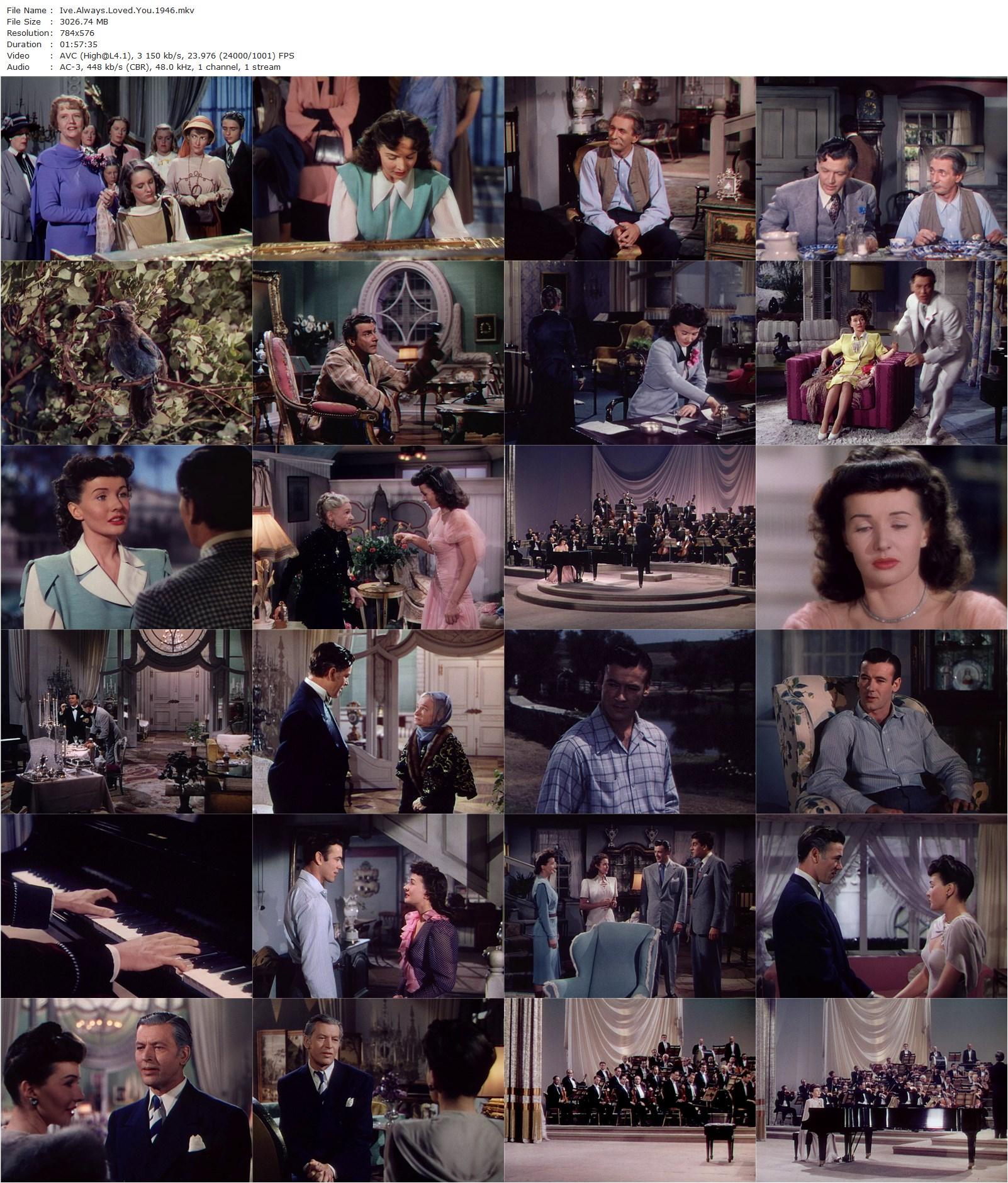 I’ve Always Loved You (1946) Frank Borzage, Philip Dorn, Catherine McLeod, Bill Carter-poster