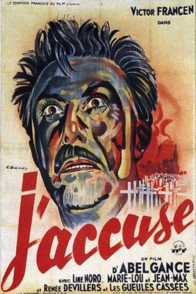 J’accuse! (1938) Abel Gance, Victor Francen, Line Noro, Marie Lou, Drama, Horror, Sci-Fi, War
