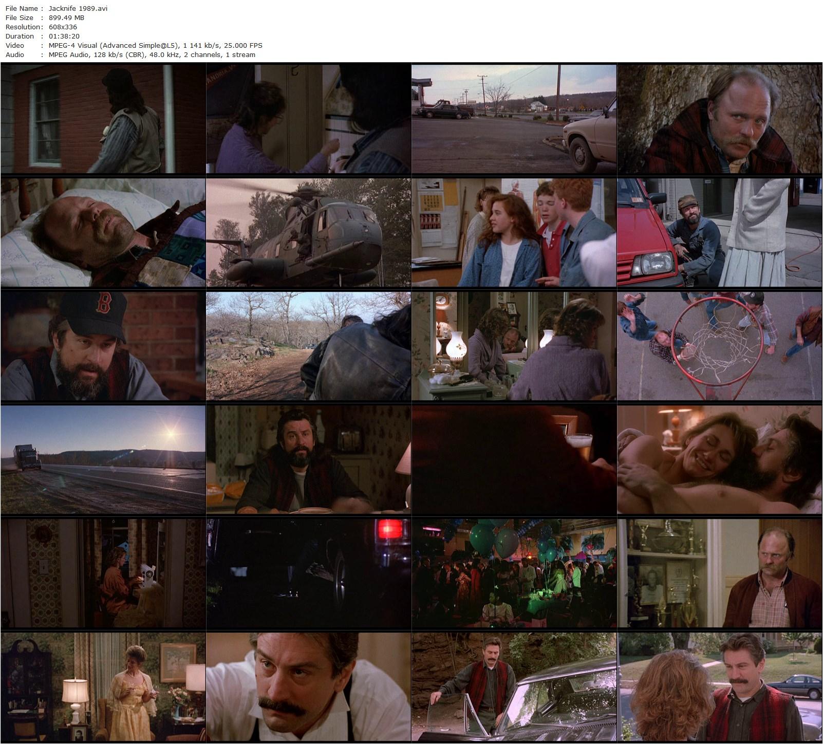 Jacknife (1989) David Hugh Jones, Robert De Niro, Kathy Baker, Ed Harris-poster