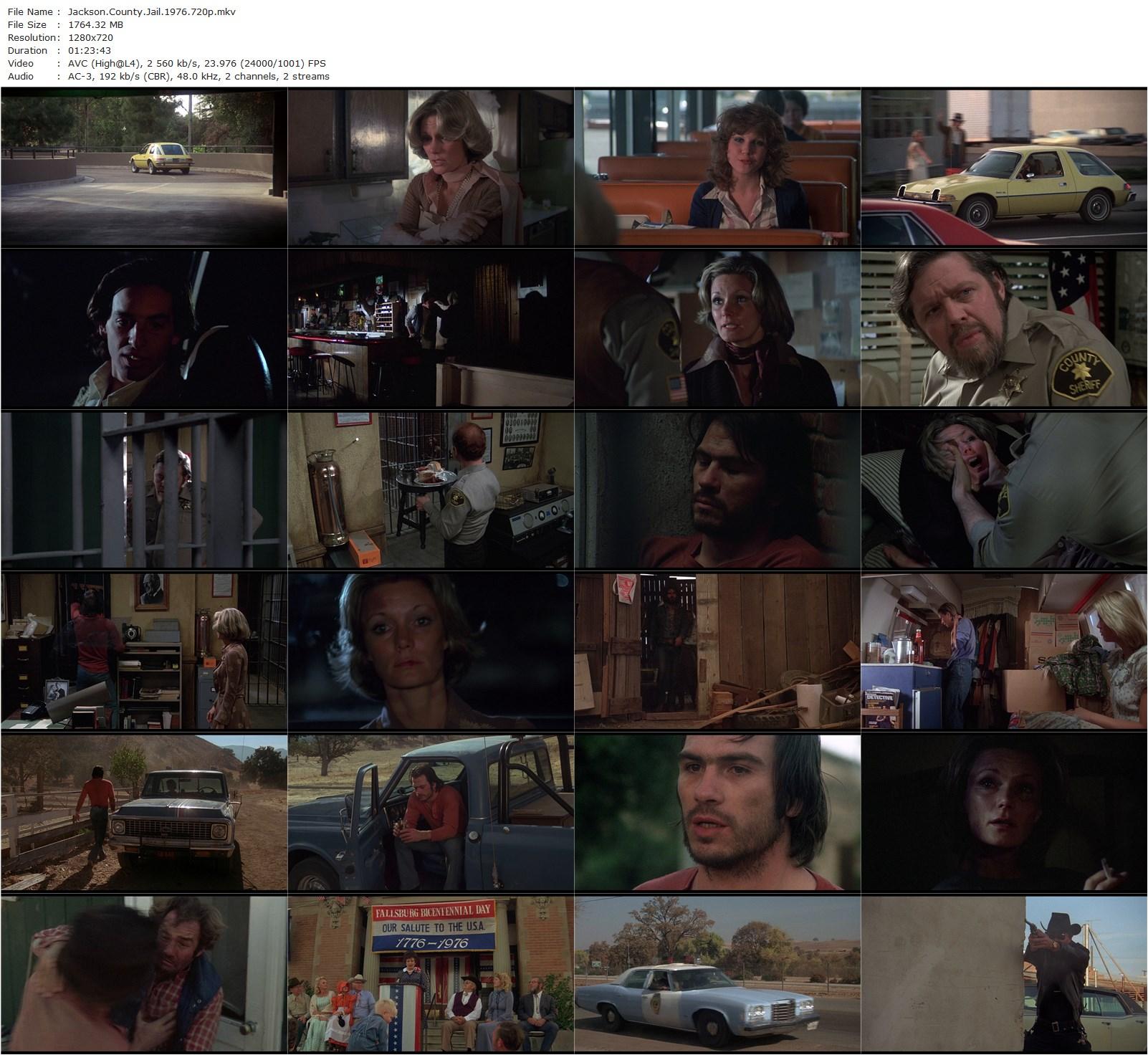 Jackson County Jail (1976) Michael Miller, Yvette Mimieux, Tommy Lee Jones, Lisa Copeland-poster