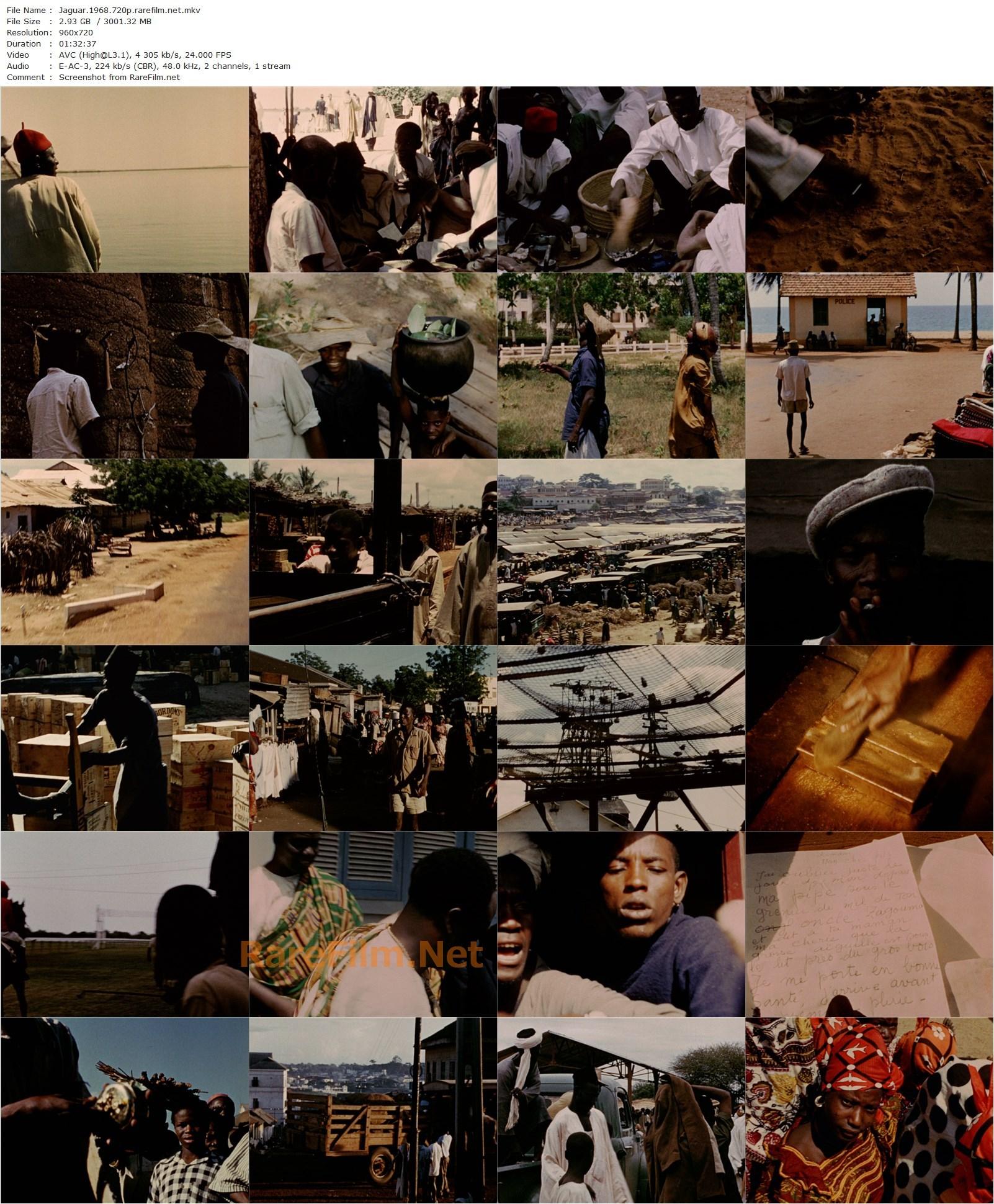 Jaguar (1967) Jean Rouch, Damouré Zika, Lam Ibrahim Dia, Illo Gaoudel-poster